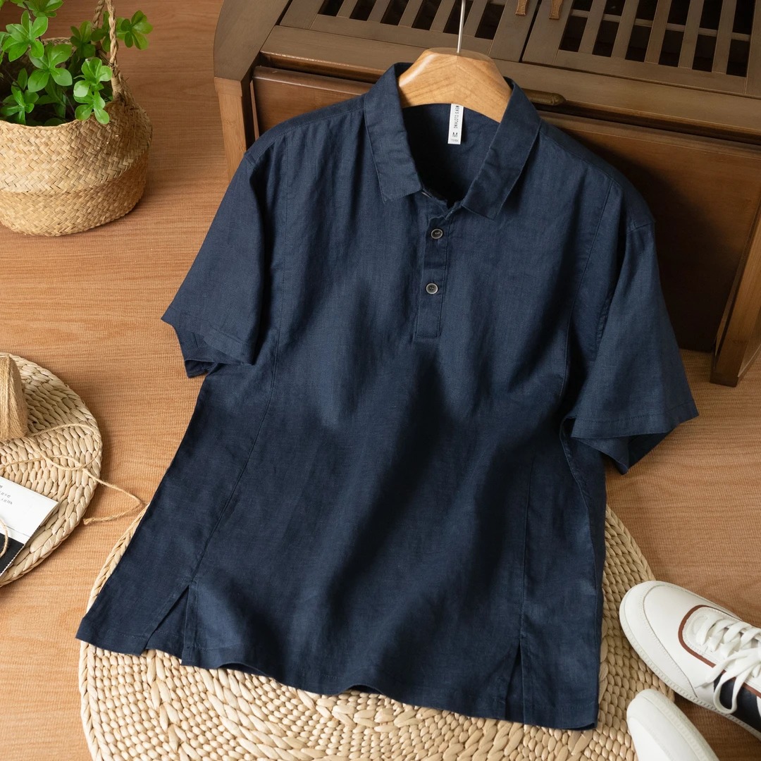 亞麻透氣襯衫