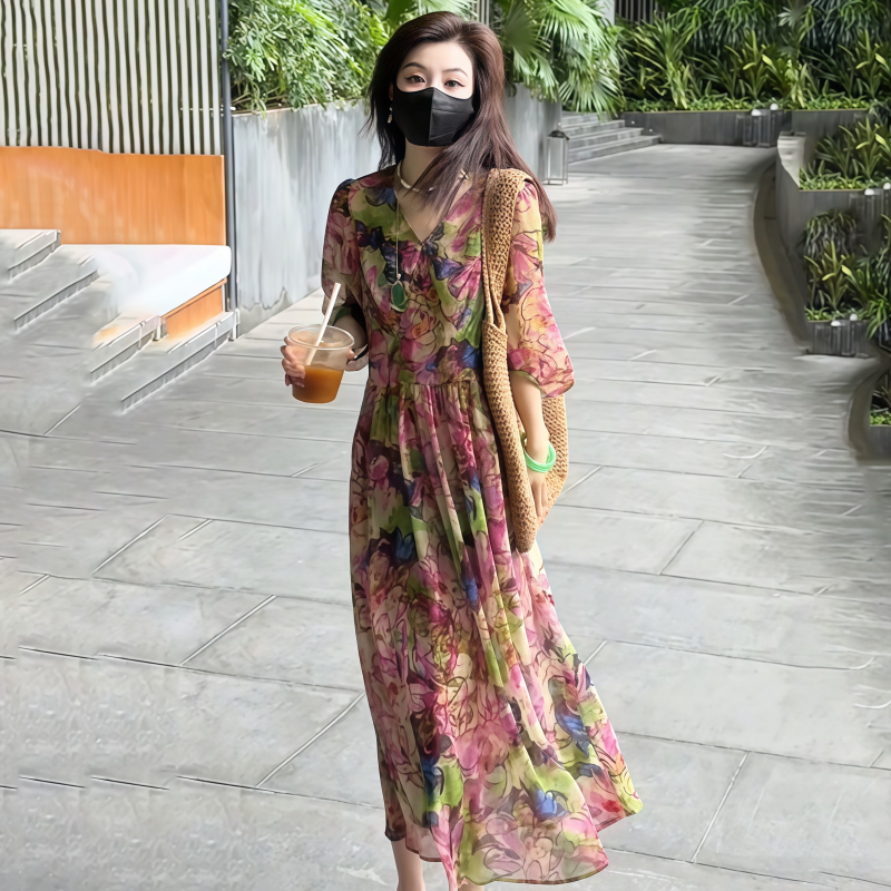 洋氣度假風長裙